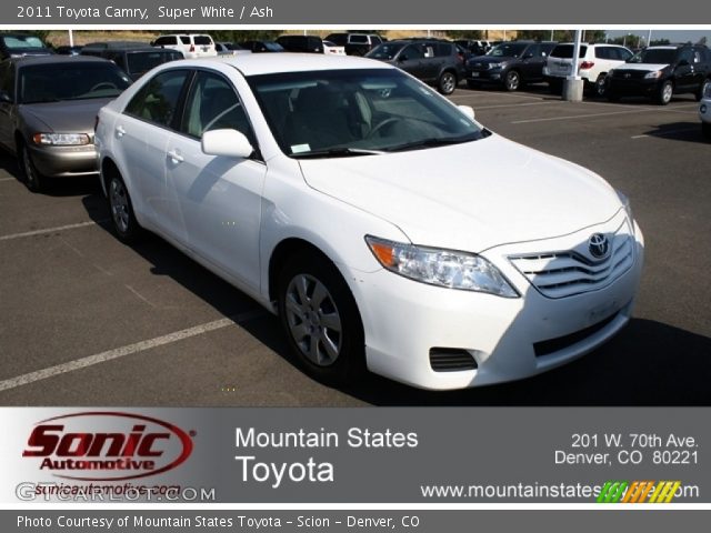 2011 Toyota Camry  in Super White