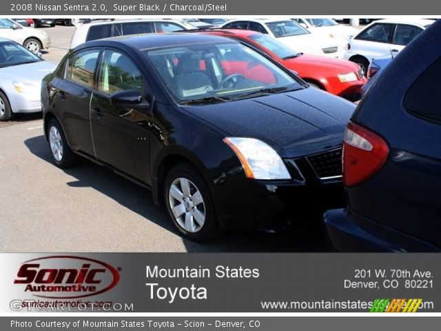 2008 Nissan Sentra 2.0 in Super Black