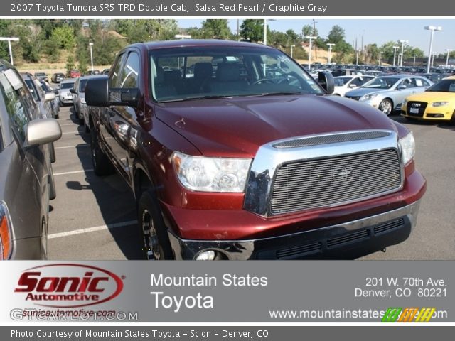 2007 Toyota Tundra SR5 TRD Double Cab in Salsa Red Pearl