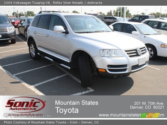 2004 Volkswagen Touareg V8 in Reflex Silver Metallic