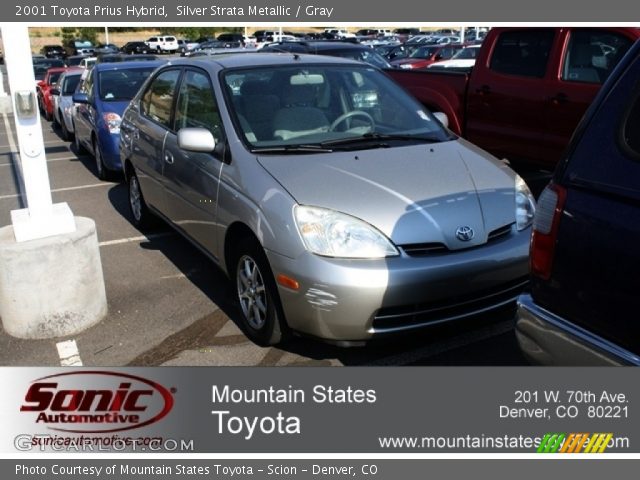 2001 Toyota Prius Hybrid in Silver Strata Metallic