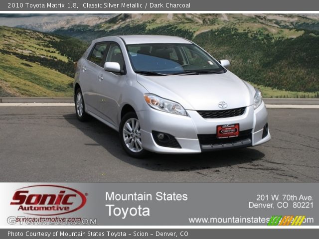 2010 Toyota Matrix 1.8 in Classic Silver Metallic