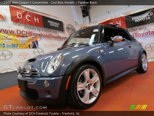 2005 Mini Cooper S Convertible in Cool Blue Metallic