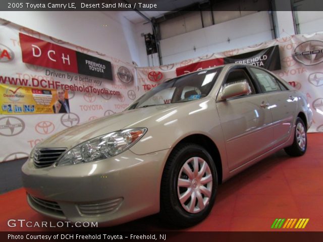 2005 Toyota Camry LE in Desert Sand Mica