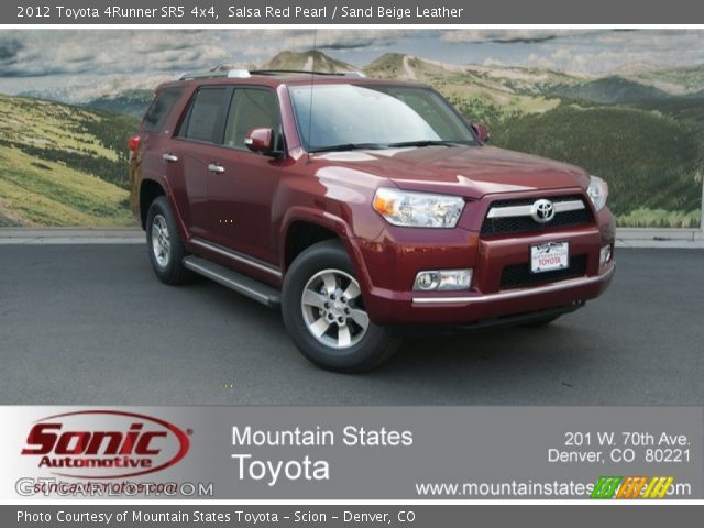 2012 Toyota 4Runner SR5 4x4 in Salsa Red Pearl