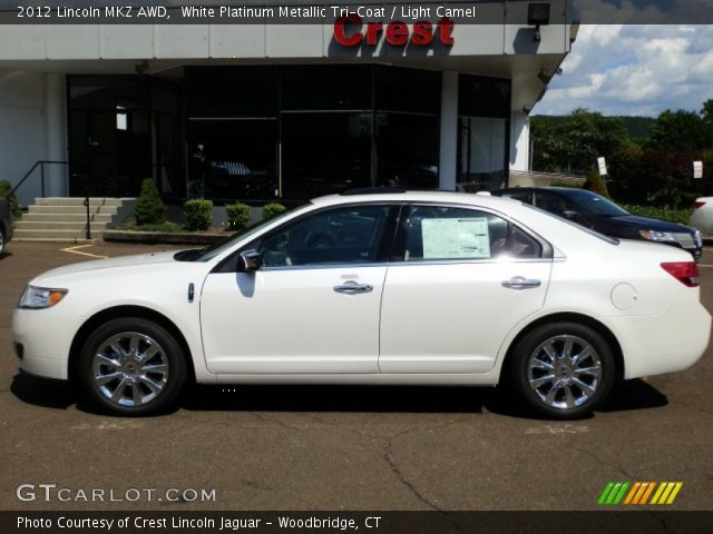2012 Lincoln MKZ AWD in White Platinum Metallic Tri-Coat