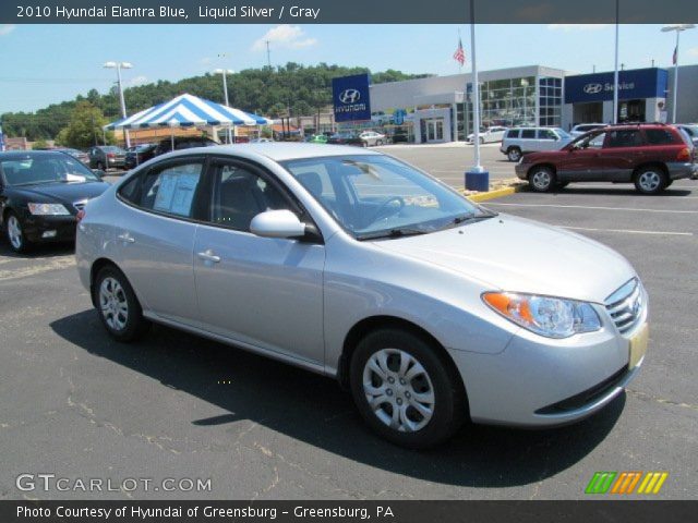 2010 Hyundai Elantra Blue in Liquid Silver