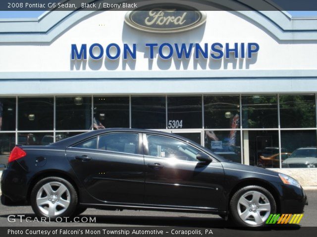 2008 Pontiac G6 Sedan in Black