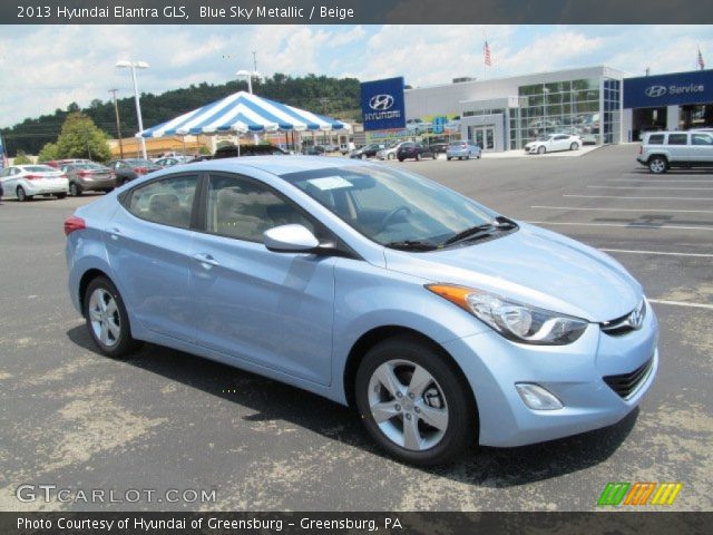 2013 Hyundai Elantra GLS in Blue Sky Metallic