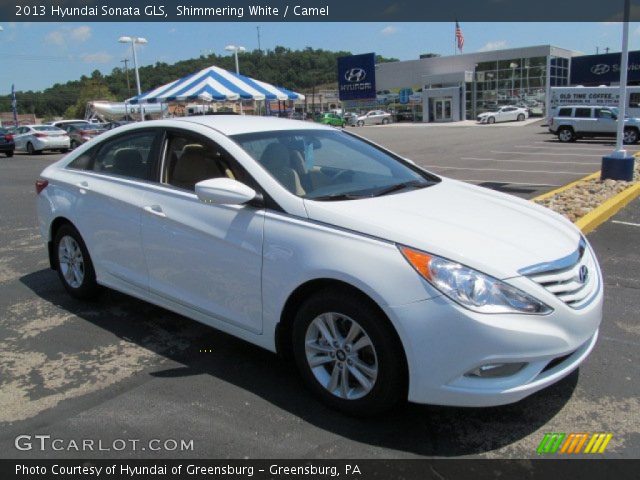 2013 Hyundai Sonata GLS in Shimmering White