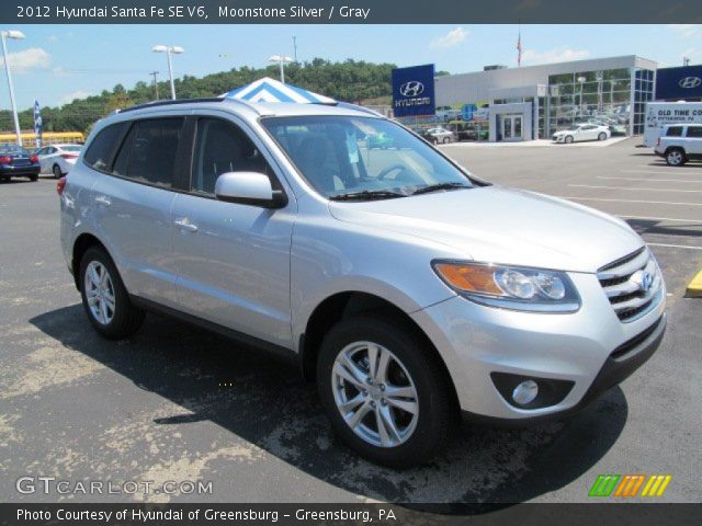 2012 Hyundai Santa Fe SE V6 in Moonstone Silver