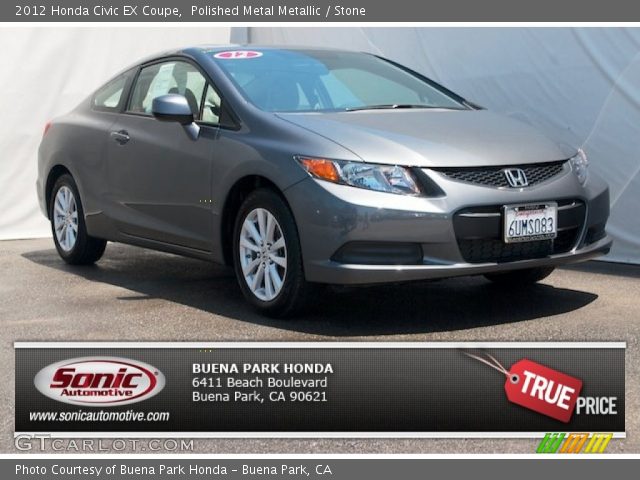 2012 Honda Civic EX Coupe in Polished Metal Metallic