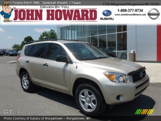 2008 Toyota RAV4 4WD in Savannah Metallic