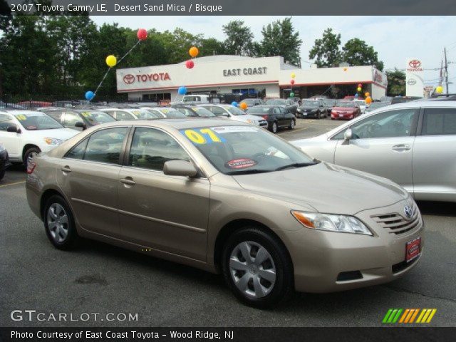 2007 Toyota Camry LE in Desert Sand Mica