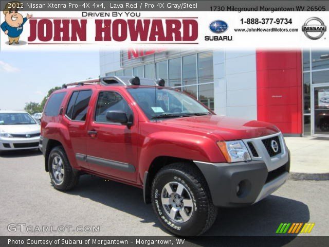 2012 Nissan Xterra Pro-4X 4x4 in Lava Red