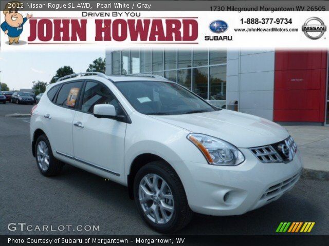 2012 Nissan Rogue SL AWD in Pearl White