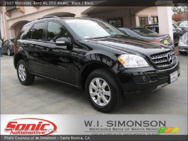 2007 Mercedes-Benz ML 350 4Matic in Black