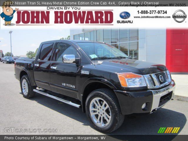 2012 Nissan Titan SL Heavy Metal Chrome Edition Crew Cab 4x4 in Galaxy Black