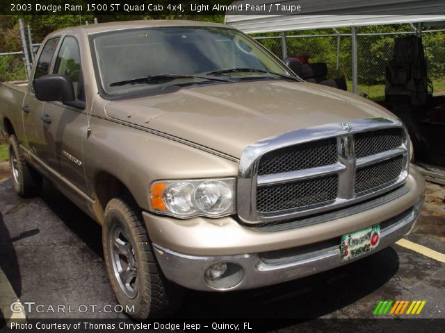 2003 Dodge Ram 1500 ST Quad Cab 4x4 in Light Almond Pearl