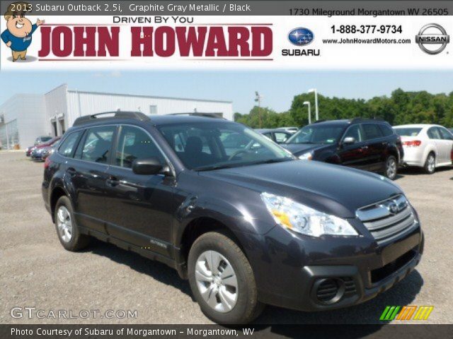 2013 Subaru Outback 2.5i in Graphite Gray Metallic