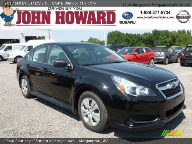 2013 Subaru Legacy 2.5i in Crystal Black Silica