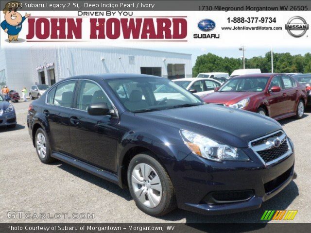 2013 Subaru Legacy 2.5i in Deep Indigo Pearl