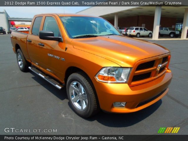 2012 Dodge Ram 1500 Express Quad Cab in Tequila Sunrise Pearl