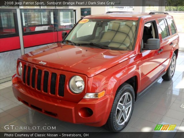 2008 Jeep Patriot Sport in Sunburst Orange Pearl