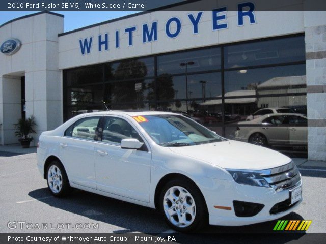 2010 Ford Fusion SE V6 in White Suede