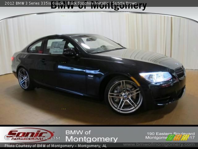 2012 BMW 3 Series 335is Coupe in Black Sapphire Metallic