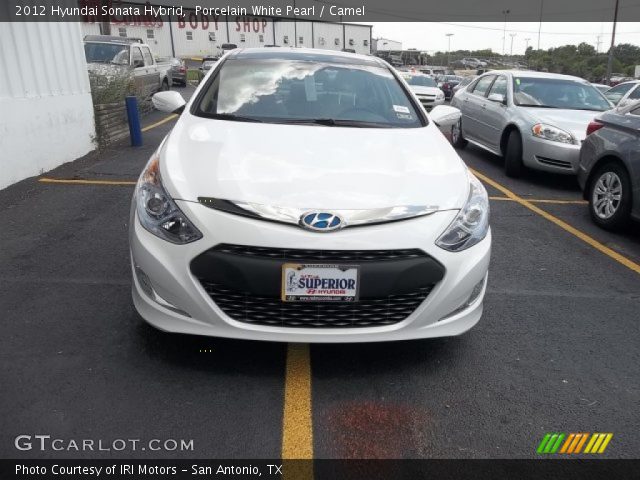 2012 Hyundai Sonata Hybrid in Porcelain White Pearl