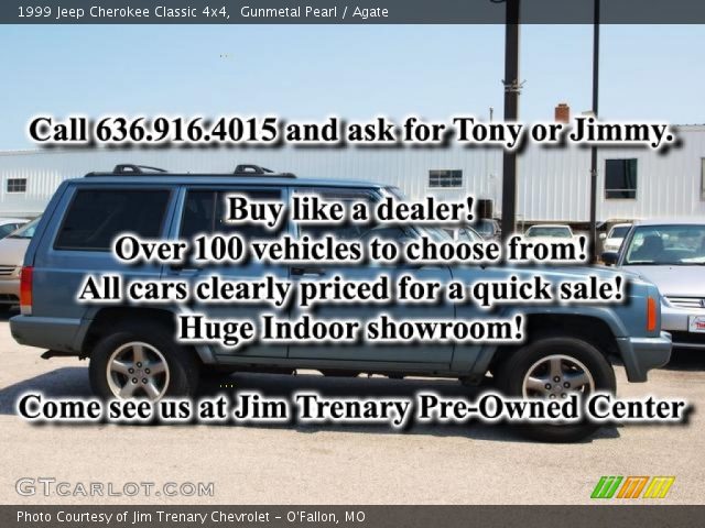 1999 Jeep Cherokee Classic 4x4 in Gunmetal Pearl