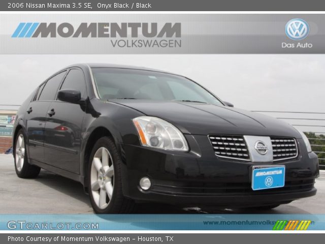 2006 Nissan Maxima 3.5 SE in Onyx Black
