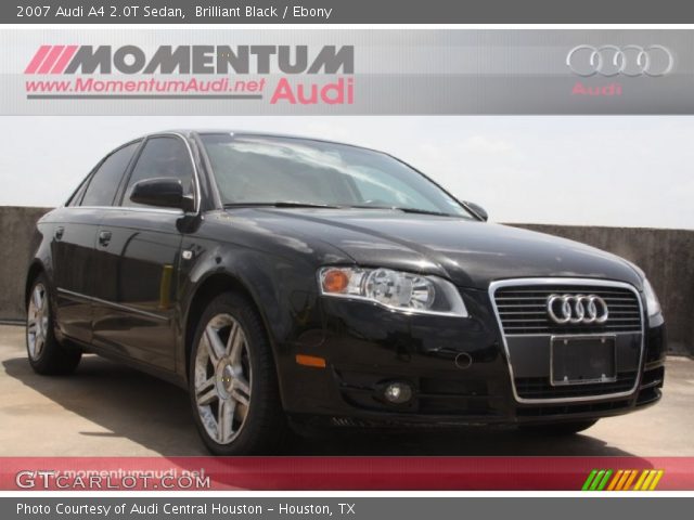 2007 Audi A4 2.0T Sedan in Brilliant Black