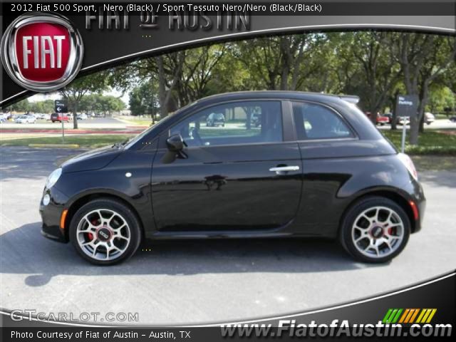 2012 Fiat 500 Sport in Nero (Black)