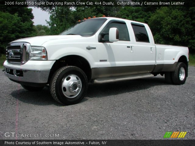 2006 Ford F350 Super Duty King Ranch Crew Cab 4x4 Dually in Oxford White