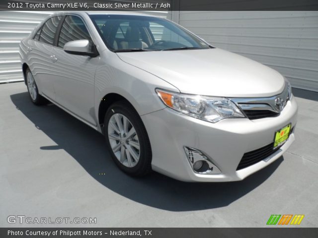 2012 Toyota Camry XLE V6 in Classic Silver Metallic