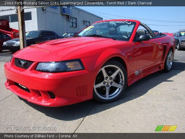 2003 Ford Mustang Saleen S281 Supercharged Convertible in Torch Red