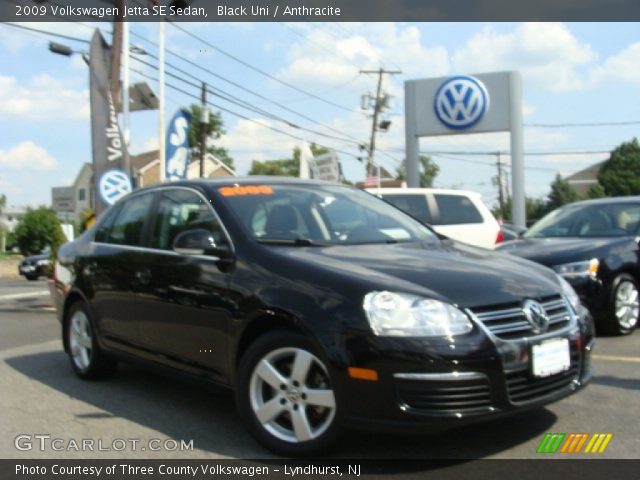 2009 Volkswagen Jetta SE Sedan in Black Uni