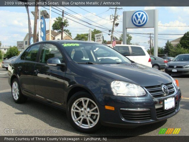 2009 Volkswagen Jetta S Sedan in Blue Graphite Metallic