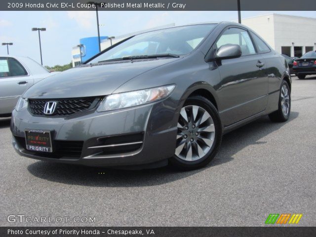 2009 Honda Civic EX-L Coupe in Polished Metal Metallic