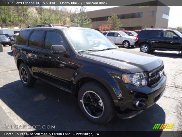 2012 Ford Escape XLT V6 4WD in Ebony Black