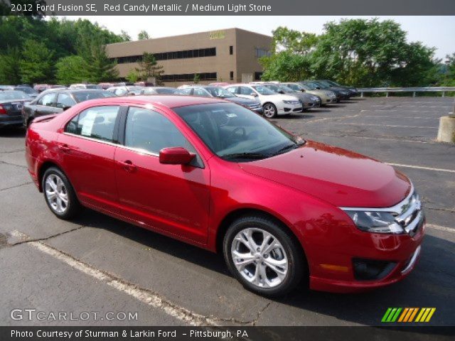 2012 Ford Fusion SE in Red Candy Metallic