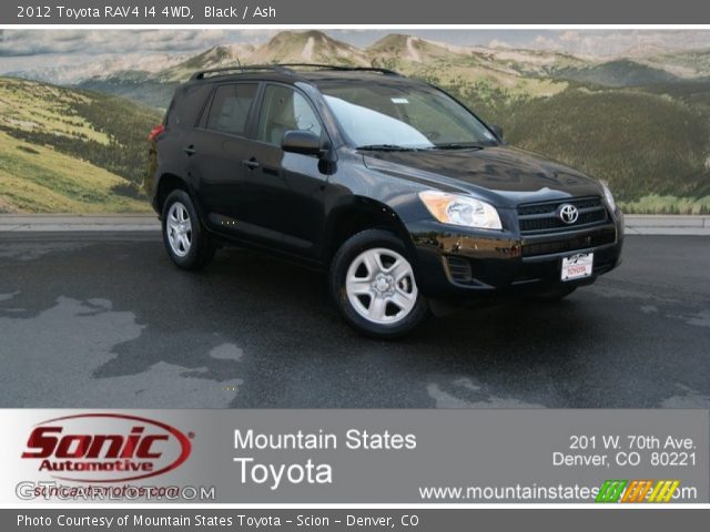 2012 Toyota RAV4 I4 4WD in Black