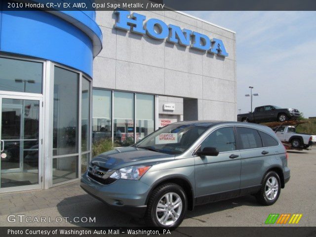 2010 Honda CR-V EX AWD in Opal Sage Metallic
