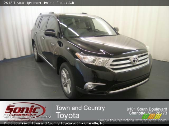 2012 Toyota Highlander Limited in Black