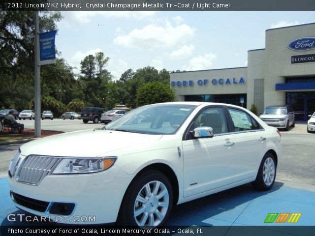 2012 Lincoln MKZ Hybrid in Crystal Champagne Metallic Tri-Coat