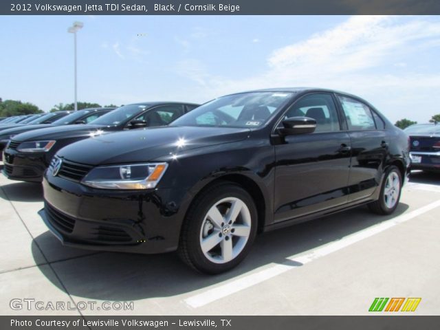 2012 Volkswagen Jetta TDI Sedan in Black