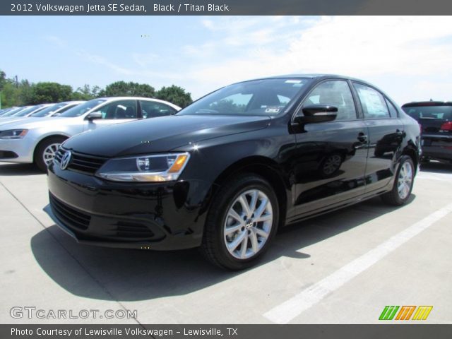 2012 Volkswagen Jetta SE Sedan in Black