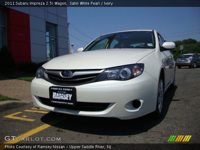 2011 Subaru Impreza 2.5i Wagon in Satin White Pearl